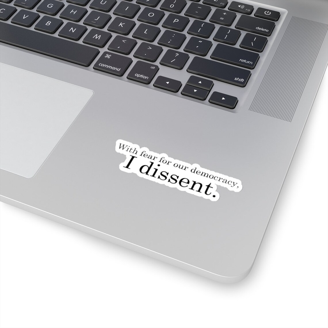 With Fear for Our Democracy, I Dissent. Stickers - Etsy