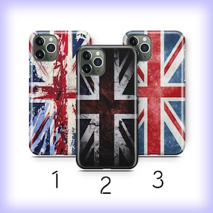 UK Flag 2 Phone Case Cover For Apple iPhone 11 12 13 14 15 16 PRO PLuS MiNI MAX Models United Kingdom England Union Jack British Union Flag