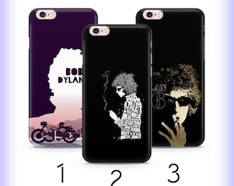 Bob Dylan 8 Phone Case Cover For Apple iPhone 5 SE 2020 2022 6 7 8 X Xs XR MaX PLuS Models American Singer Bobby Robert Dylan Pop Music