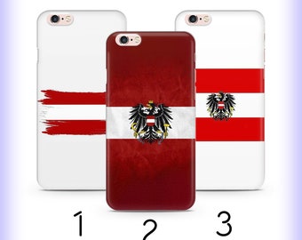 Austrian Flag 1 Phone Case Cover For Apple iPhone 5 SE 2020 2022 6 7 8 X Xs XR MaX PLuS Models Flag Of Austria Flagge Österreichs Rot Weiß
