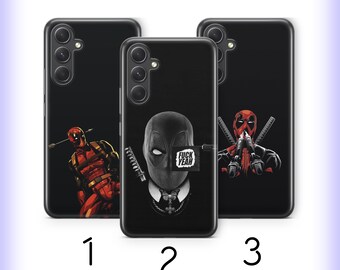 Deadpool 6 Phone Case Cover For Samsung A14 A15 A16 A17 A25 A26 A33 A34 A35 A36 A53 A54 A55 A56 A72 A73 + More Models USA American Superhero