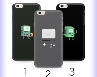BMO 5 Phone Case Cover For Apple iPhone 5 SE 2020 2022 6 7 8 X Xs XR MaX PLuS Models Adventure Time Character Finn Jake Electronic Friend