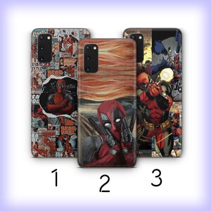 Deadpool 9 Phone Case Cover For MANY VARIOUS Samsung Galaxy Models USA American Superhero Super Hero Avengers Ryan Reynolds