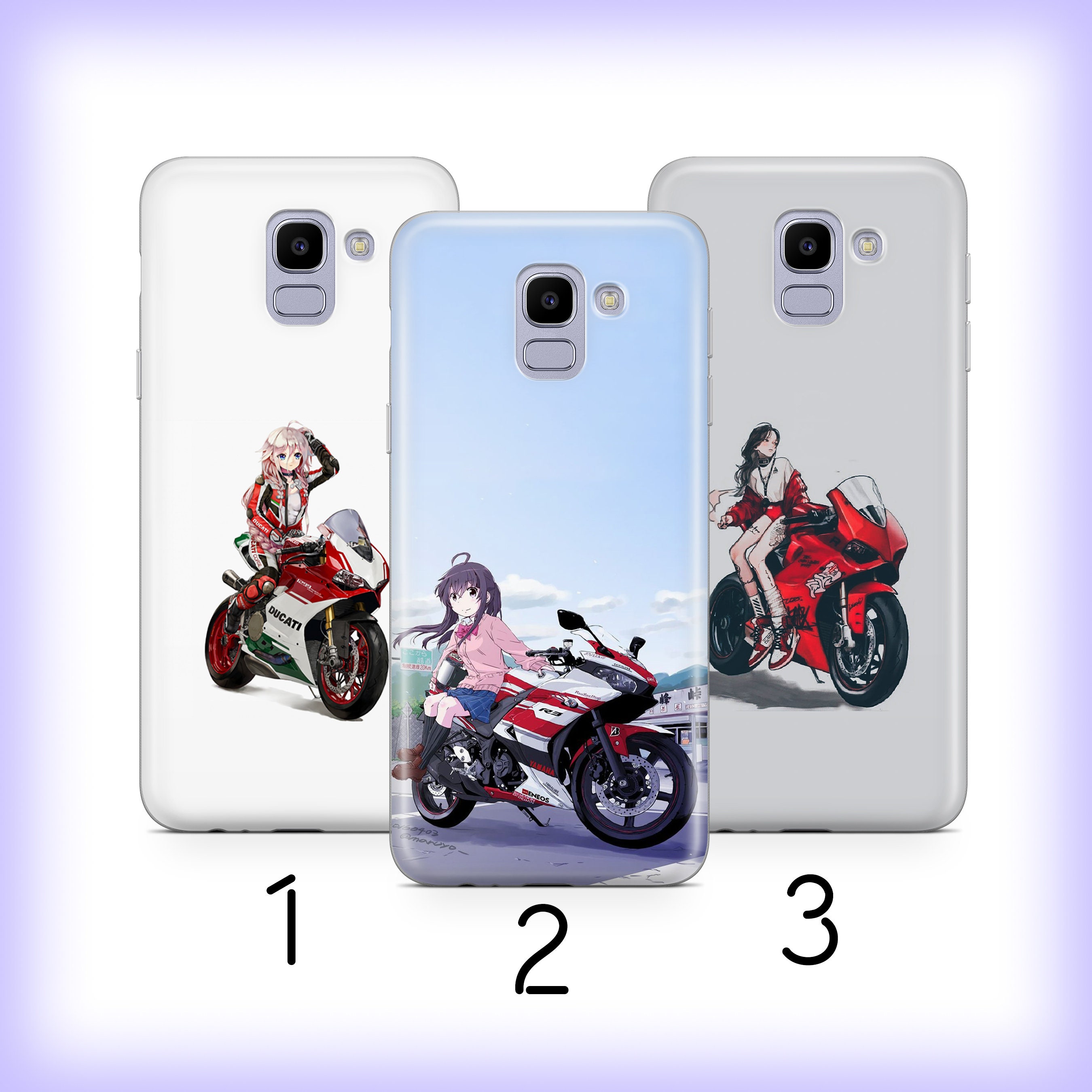 Anime Motorcycle 2 Phone Case Cover for Samsung Galaxy A3 A5 A6 A7