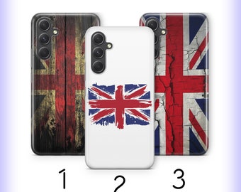 Funda con la bandera del Reino Unido para Samsung A14, A15, A16, A17, A25, A26, A33, A34, A35, A36, A53, A54, A55, A56, A72, A73 y más modelos (Reino Unido, Inglaterra)