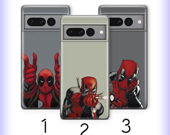 Deadpool 8 Phone Case Cover For Google Pixel 6 6A 7 7A 8 8A 9 9A 10 Pro XL USA American Superhero Super Hero Avengers Ryan Reynolds