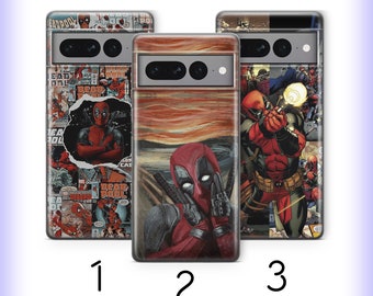 Deadpool 9 Phone Case Cover For Google Pixel 6 6A 7 7A 8 8A 9 9A 10 Pro XL USA American Superhero Super Hero Avengers Ryan Reynolds