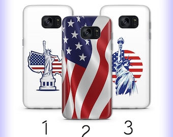 USA Flag 2 Phone Case Cover For Samsung Galaxy S5 S6 S7 S8 S9 Edge Plus LTE NEO Models Flag Of United States Of America American Flag Stars