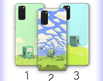 BMO 3 Phone Case Cover For Samsung Galaxy S20 S21 S22 S23 S24 FE S25 Plus Ultra Models Adventure Time Character Finn Jake Electronic Friend