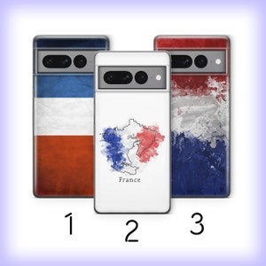 Franse Vlag 1 Telefoon Case Cover Voor Google Pixel 6 6A 7 7A 8 8A 9 9A Pro XL Modellen Vlag Van Frankrijk Coque De Téléphone Drapeau Français