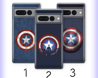 Captain America 4 Phone Case Cover For Google Pixel 6 6A 7 7A 8 8A 9 9A 10 Pro XL USA American Superhero Super Hero Avengers Steve Rogers