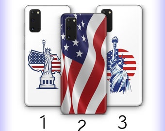 USA Flag 2 Phone Case Cover For Samsung Galaxy S20 S21 S22 S23 S24 FE S25 Plus Ultra Model Flag United States Of America American Flag Stars