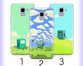 BMO 3 Phone Case Cover For Samsung Galaxy A3 A5 A6 A7 A8 J3 J5 J6 J7 Models Adventure Time Character Finn Jake Electronic Friend Game