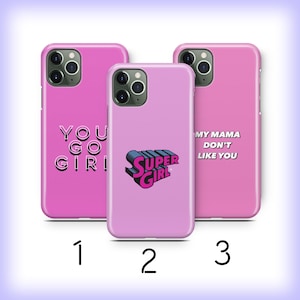 Bad Bitch 7 Phone Case Cover For Apple iPhone 11 12 13 14 15 16 PRO PLuS MiNI MAX Model Bad Girl Princess Queen Super Girl Girl Power Women