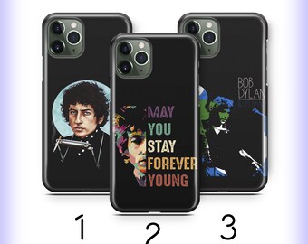 Bob Dylan 7 Phone Case For Apple iPhone 11 12 13 14 15 16 e 17 Air PRO Plus Mini Max American Singer Bobby Robert Dylan Popular Pop Music