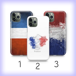 Franse Vlag 1 Telefoon Case Cover Voor Apple iPhone 11 12 13 14 15 16 PRO PLus Mini MAX Model Vlag Van Frankrijk Coque De Téléphone Drapeau Français