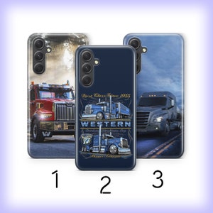 American Truck 1 Phone Case Cover For Samsung A13 A14 A15 A16 A25 A26 A33 A34 A35 A36 A53 A54 A55 A56 A72 A73 + More Models USA Trucker