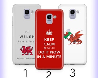 Welsh Flag 2 Phone Case Cover For Samsung Galaxy A3 A5 A6 A7 A8 J3 J5 J6 J7 Models United Kingdom England The Flag of Wales Dragon