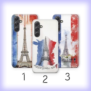 Franse Vlag 2 Telefoon Case Cover Voor Samsung A13 A14 A15 A16 A25 A26 A33 A34 A35 A36 A53 A54 A55 A56 A72 A73 + Meer Modellen Vlag Van Frankrijk