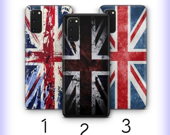 UK Flag 2 Phone Case Cover For MANY VARIOUS Samsung Galaxy Models United Kingdom England The Union Jack British Union Flag