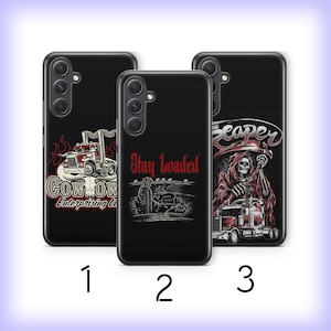American Truck 7 Phone Case Cover For Samsung A13 A14 A15 A16 A25 A26 A33 A34 A35 A36 A53 A54 A55 A56 A72 A73 + More Models USA Trucker