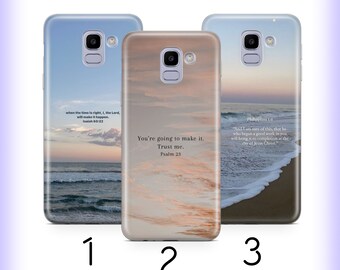 Bible Verse 3 Phone Case Cover For Samsung Galaxy A3 A5 A6 A7 A8 J3 J5 J6 J7 Models Believer God Saint Book Jesus God King Kind Words