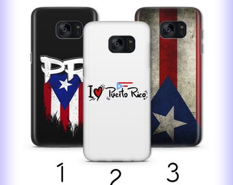 Puerto Rico Flag 2 Phone Case Cover For Samsung Galaxy S5 S6 S7 S8 S9 Edge Plus LTE NEO Models USA America Flag Of Puerto Rico Bandera