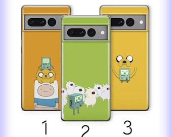 BMO 4 Phone Case Cover For Google Pixel 6 6A 7 7A 8 8A 9 9A 10 Pro XL Adventure Time Character Finn Jake Electronic Friend Game