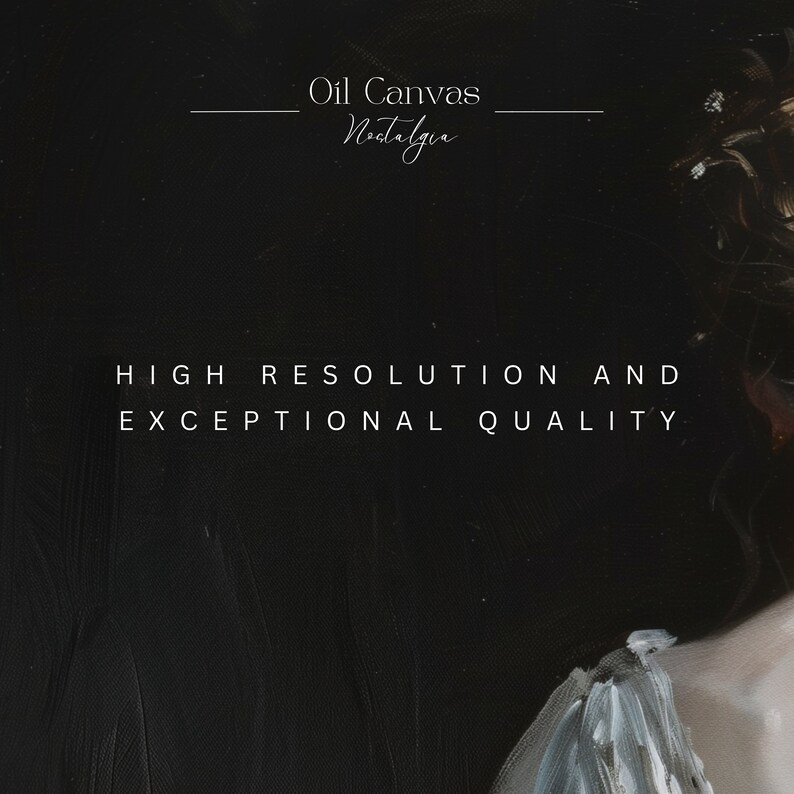 Vintage European Portrait Painting, Antique Frame TV Art, European Wall