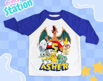 Inspired Birthday Boy Shirt: Game Party Theme, Personalized Unisex Tee PO02