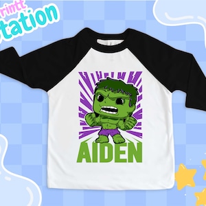 Hulk Birthday Shirt: Personalized Superhero Party, Unisex Sizes