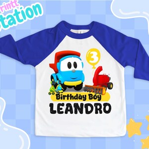 Inspired Truck Birthday Shirt: Personalized Family Matching Tee