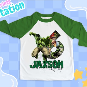 Hulk Birthday Shirt: Personalized Superhero Family Tee