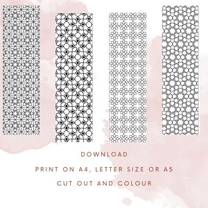 Islamic colouring bookmarks, Colouring bookmarks, Cute bookmark set, Kids colouring, Kids colouring activity, Islamic kids bookmark, Muslim