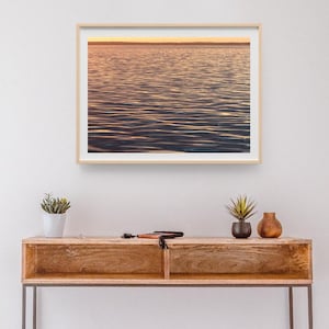 Nascer do sol dourado, arte de parede da natureza para impressão, pôster de decoração para casa, foto semelhante a uma pintura abstrata, manhã tranquila, fotografia de paisagem