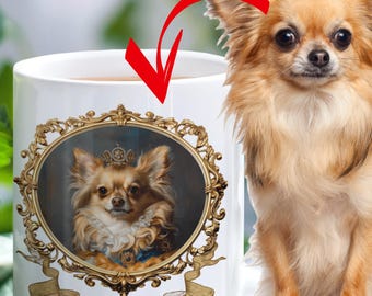 Custom Pet Mug Royal Dog & Cat personalized