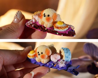 Kawaii Decoden Hair Clips, Decora & Y2K Hair Accessories, Set of 2