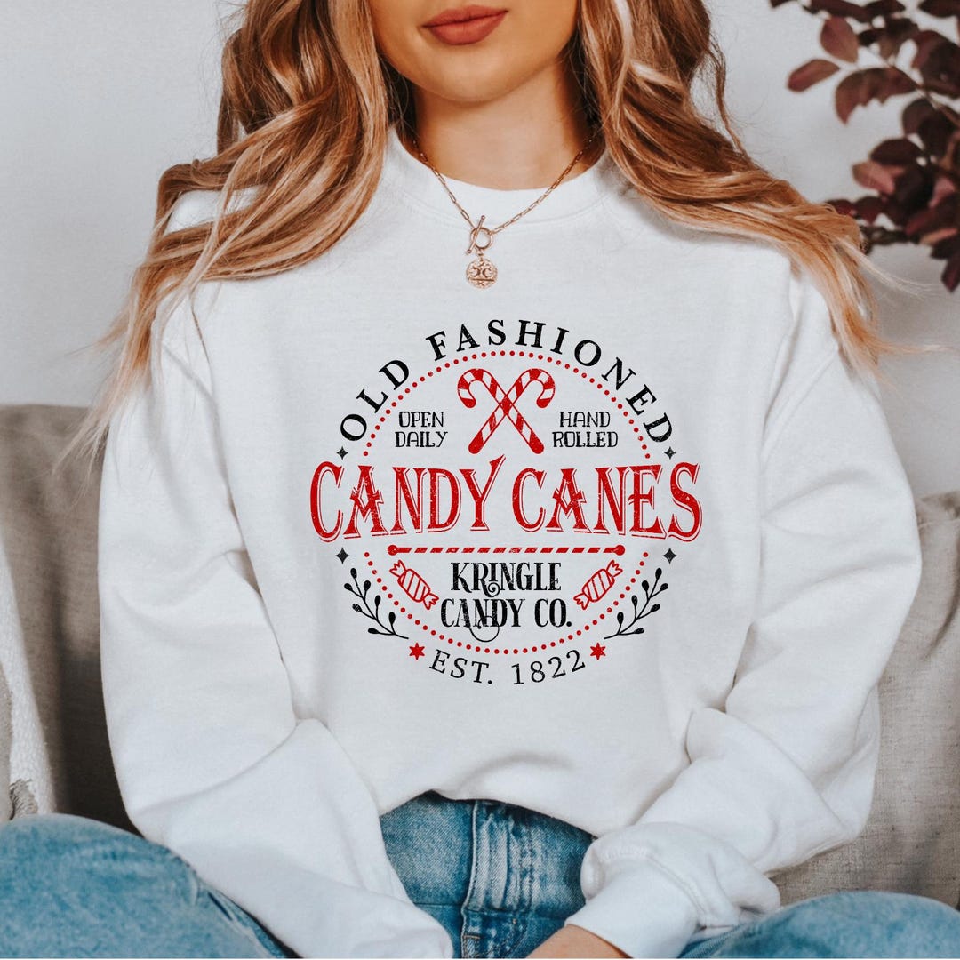 GREY NUTCRACKER & CANDY CANE SWEATSHIRT main image 1