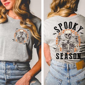 Spooky Season Shirt, Retro Halloween Hoodie, Spooky Skeleton Hoodie, Spooky Halloween Hoodie, Spooky Fall Hoodie, Halloween Gift for Woman