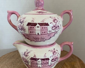 Schlaggenwald Antique Czechoslovakian Pink Lusterware