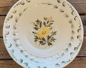 Weiße Keramik Tortenplatte Made in Italy