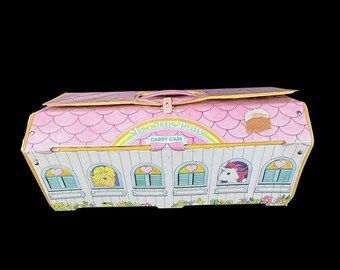 ビンテージ マイリトルポニー キャリングケース 6スロット ハズブロ 1983年製 ステーブル