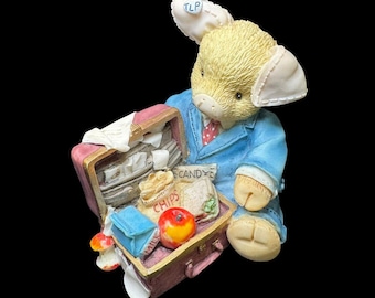 ENESCO This Little Piggy - Pig Business - Business Vintage 90s Pig Figurine