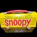 Vintage 1968 Have Lunch With Snoopy Lunch Box Tin - No Thermos, Some ...