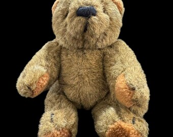 Gund Brown Teddy Bear 8&quot; Posable Collectible Classic Vintage Soft Toy 1983