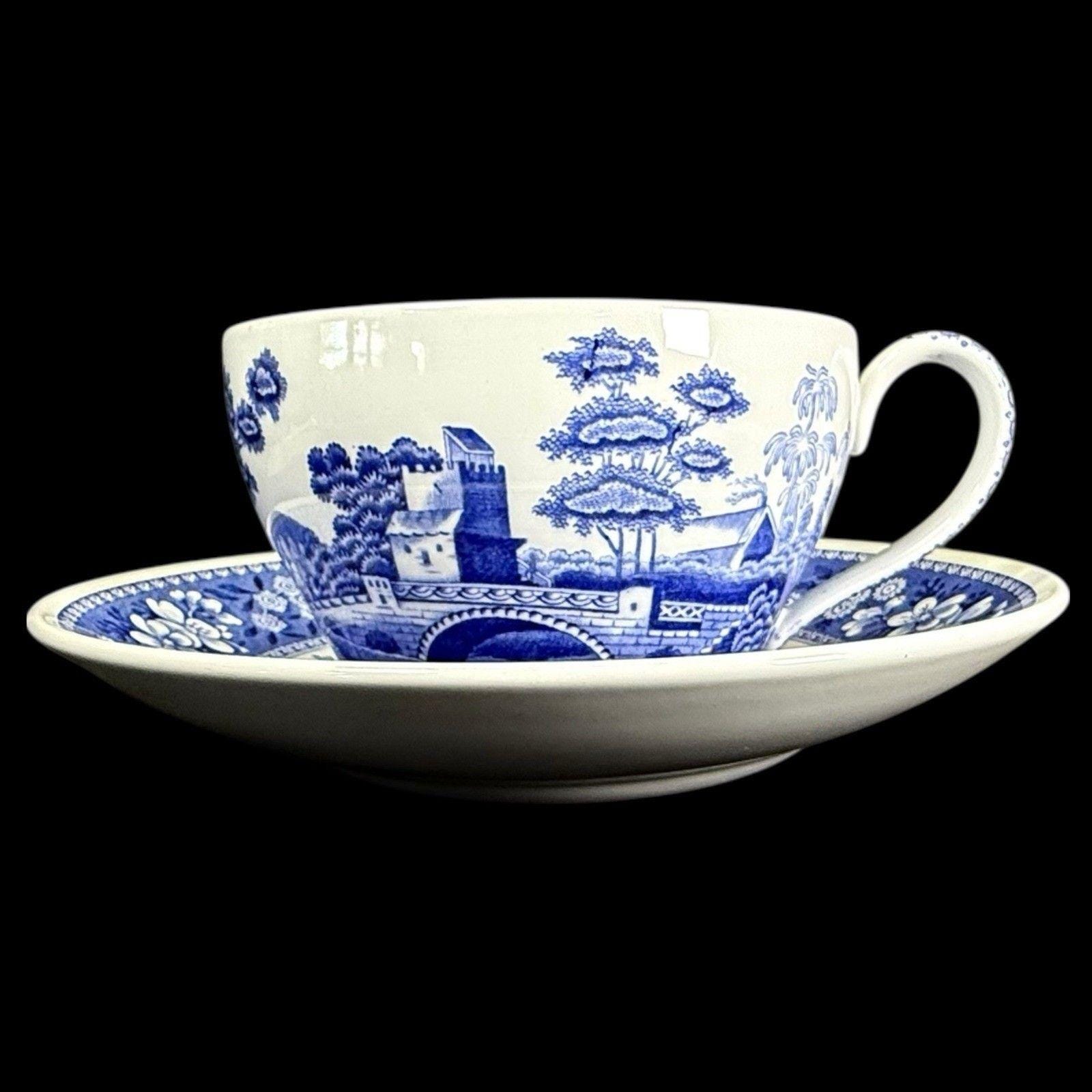 イギリスSPODEスポードTOWERタワープレート6枚セット ブルー SPODE