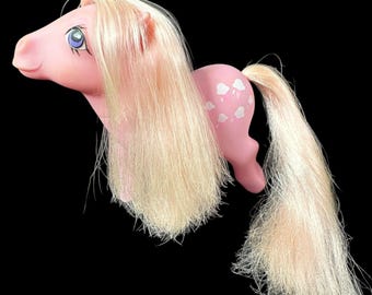 Vintage Hasbro My Little Pony G1 Lickity Split Pink Earth Ponies 1984 MLP
