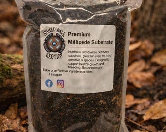 Premium Millipede Substrate – Natural Detritivore Soil Mix for Healthy Growth & Breeding