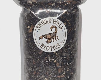 Premium Scorpion Substrate for Burrowers | Dense, Tunnel‑Safe Soil Blend