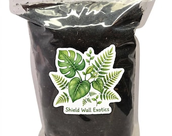 TerraPlant - Fine ABG-Style Tropical Planting Soil | Aroid & Rare Houseplant Mix for Terrariums, Vivarium Pockets,  Mossariums